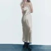 Slip Long Dresses for Women Sexy Backless Female Dress Party Maxi Dresses Woman Thin Straps Autumn Dress - Image 5
