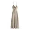 Slip Long Dresses for Women Sexy Backless Female Dress Party Maxi Dresses Woman Thin Straps Autumn Dress - Image 7