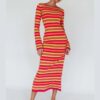 Fashion Long Sleeve Maxi Dresses Lady - Image 3