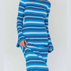Fashion Long Sleeve Maxi Dresses Lady