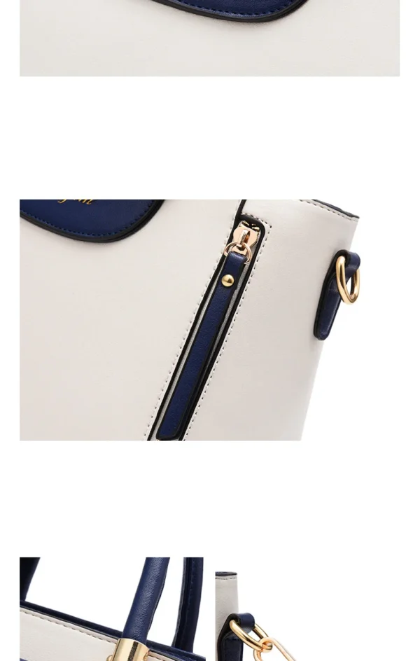 Women's bag 2025 new fashion women's bags hit color hand-held  bag Europeand the United States all-match shoulder messenger bag - Image 20