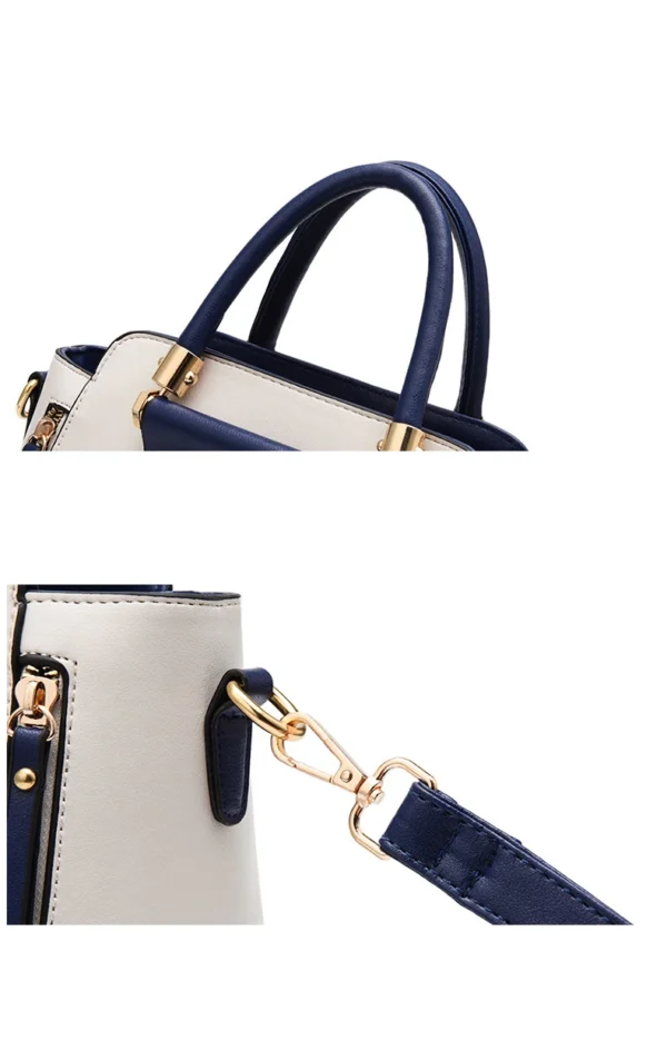 Women's bag 2025 new fashion women's bags hit color hand-held  bag Europeand the United States all-match shoulder messenger bag - Image 31