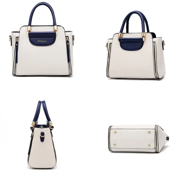 Women's bag 2025 new fashion women's bags hit color hand-held  bag Europeand the United States all-match shoulder messenger bag - Image 5