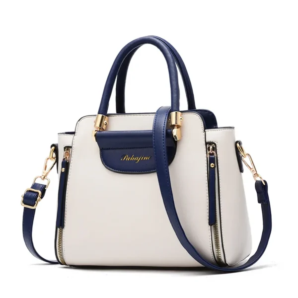 Women's bag 2025 new fashion women's bags hit color hand-held  bag Europeand the United States all-match shoulder messenger bag - Image 8