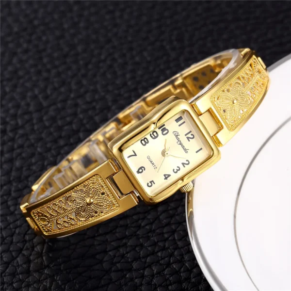 2025 Women Watches Top Brand Luxury Wristwatches Ladies Fashion Gold Stainless Steel Bracelet Watch Female Elegant Clock Women - Image 3