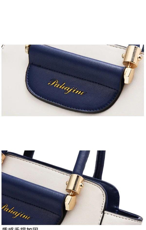 Women's bag 2025 new fashion women's bags hit color hand-held  bag Europeand the United States all-match shoulder messenger bag - Image 30