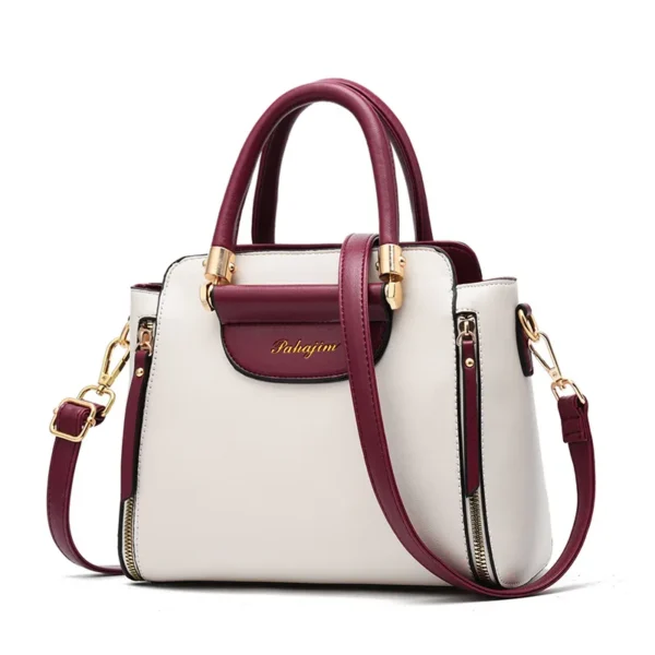 Women's bag 2025 new fashion women's bags hit color hand-held  bag Europeand the United States all-match shoulder messenger bag - Image 7