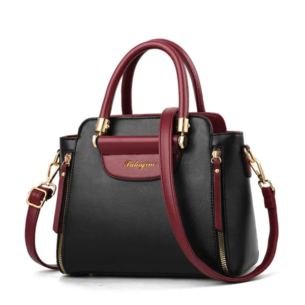 Women's bag 2025 new fashion women's bags hit color hand-held  bag Europeand the United States all-match shoulder messenger bag - Image 9