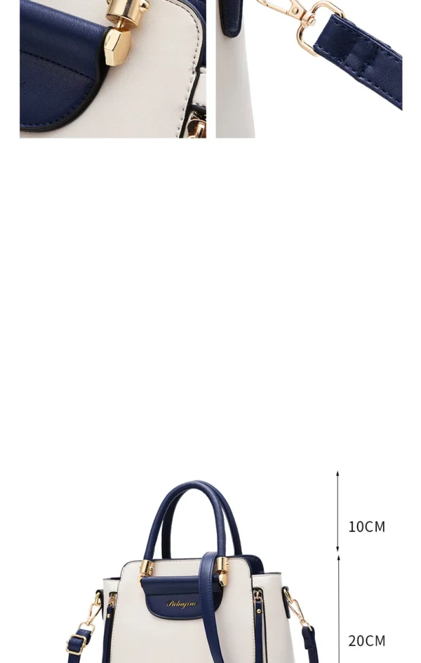 Women's bag 2025 new fashion women's bags hit color hand-held  bag Europeand the United States all-match shoulder messenger bag - Image 21