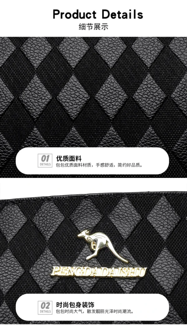 Shoulder Bag for Women Purse- Fashion Crossbody Bags Underarm Bag Small Square Satchel Handbag - Image 13