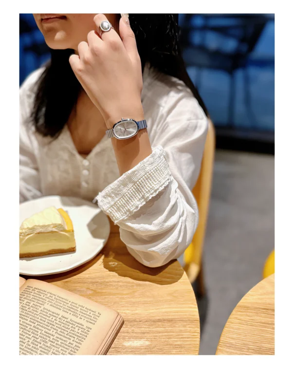1pc New Fashionable Women's Watch With Gold Bracelet, Vintage & Luxury Ins Style, Elegant & Versatile Quartz Watch ladies watch - Image 11