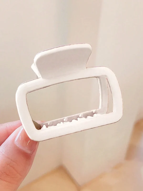 4pcs Women's Square Lightweight Hair Claw Clip Fashionable Elegant Hair Accessory Clip Suitable Hair Styling Makeup - Image 11