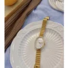 1pc New Fashionable Women's Watch With Gold Bracelet, Vintage & Luxury Ins Style, Elegant & Versatile Quartz Watch ladies watch - Image 9