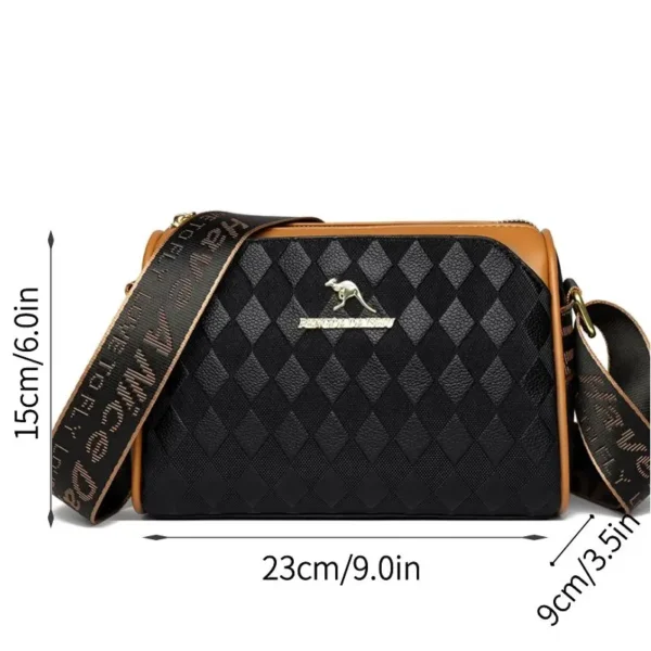 Shoulder Bag for Women Purse- Fashion Crossbody Bags Underarm Bag Small Square Satchel Handbag - Image 2