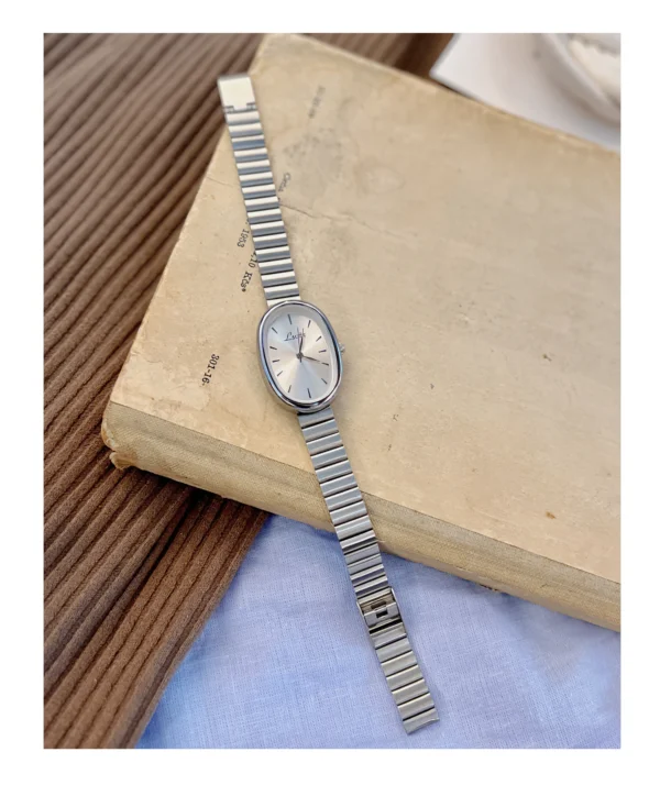1pc New Fashionable Women's Watch With Gold Bracelet, Vintage & Luxury Ins Style, Elegant & Versatile Quartz Watch ladies watch - Image 13