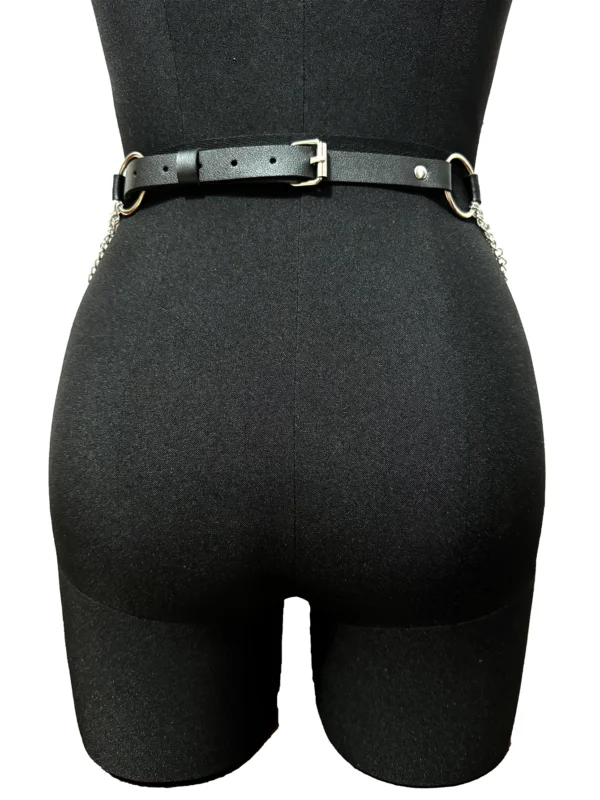 ﻿ Women Sexy Leather Harness Belt Waist Chain Harness Fashion Waistband Accessory Leisure Punk Gothic Clothing Jewelry Belt - Image 20