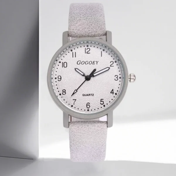 Women Watches Simple Casual Arabic Numbers Leather Analog Quartz Watches for Woman Fashion Ladies Clock Gift montres femmes
