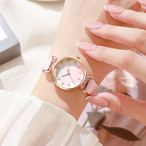 Retro watches for women are fashionable and elegant. Quartz ladies' watches are artistic, trendy and simple - Image 2
