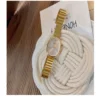 1pc New Fashionable Women's Watch With Gold Bracelet, Vintage & Luxury Ins Style, Elegant & Versatile Quartz Watch ladies watch - Image 10