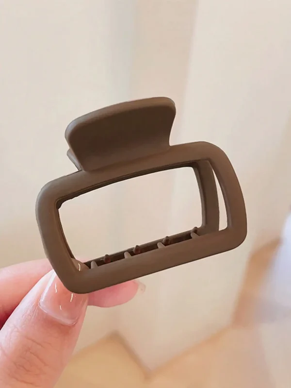 4pcs Women's Square Lightweight Hair Claw Clip Fashionable Elegant Hair Accessory Clip Suitable Hair Styling Makeup - Image 10