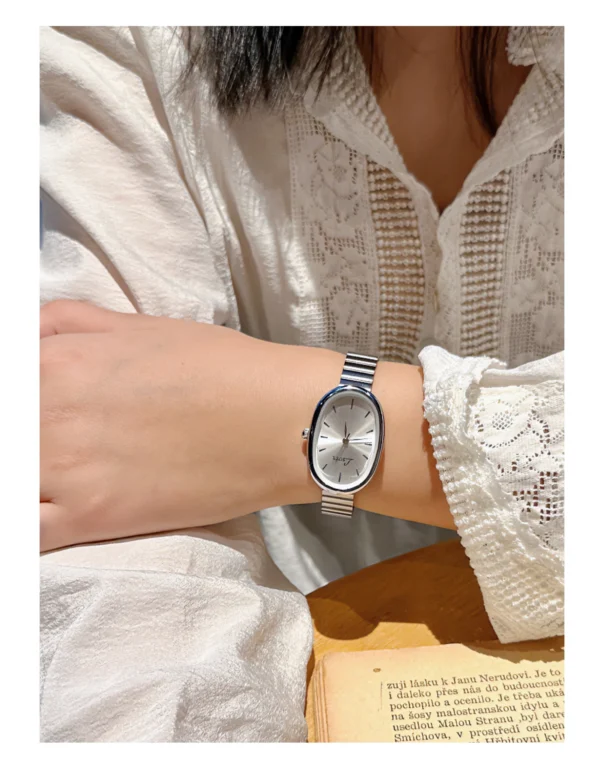 1pc New Fashionable Women's Watch With Gold Bracelet, Vintage & Luxury Ins Style, Elegant & Versatile Quartz Watch ladies watch - Image 12