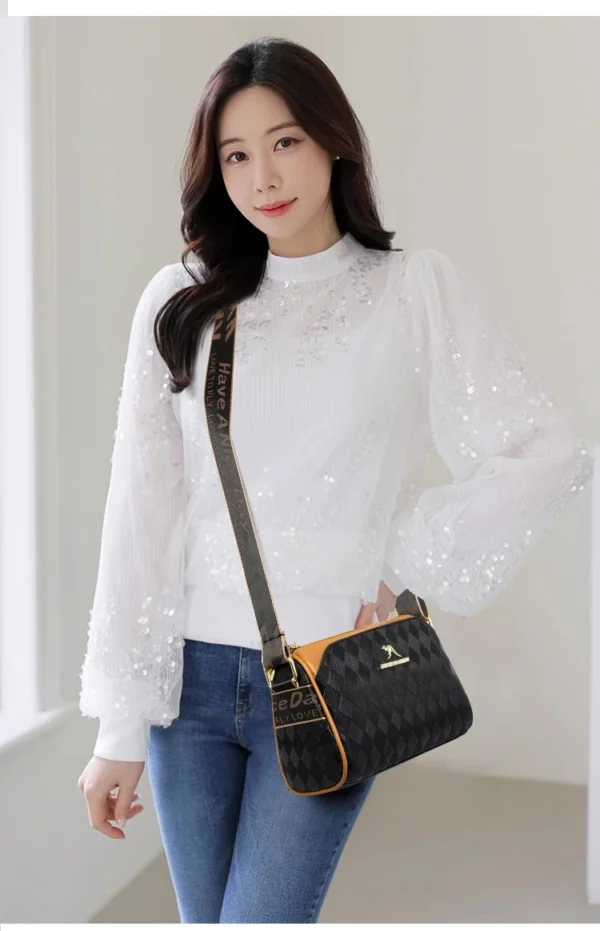 Shoulder Bag for Women Purse- Fashion Crossbody Bags Underarm Bag Small Square Satchel Handbag - Image 10