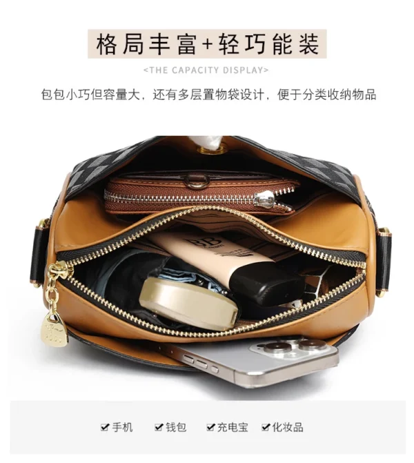 Shoulder Bag for Women Purse- Fashion Crossbody Bags Underarm Bag Small Square Satchel Handbag - Image 17