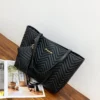 Women's Bag Fashion Large Capacity Tote Bag Wavy Grain Daily Commute Handbag two-piece - Image 9