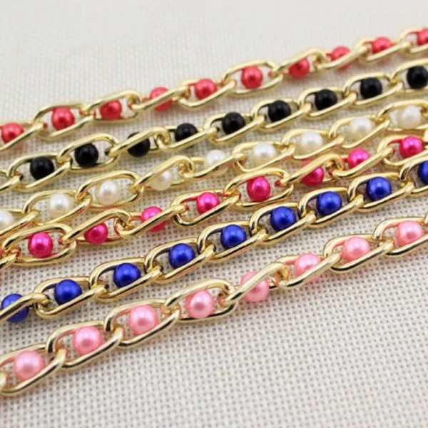 Women's Dress Accessories Waist Chain Metal Chain Solid Pearl Versatile Apparel Accessories Pearl Thin Waist Belts - Image 5